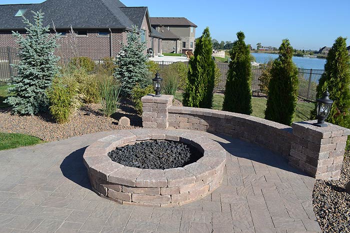 Outdoor Fireplaces Gallery Orland Park All Seasons Pools Spas Stone Fire Pit Builder