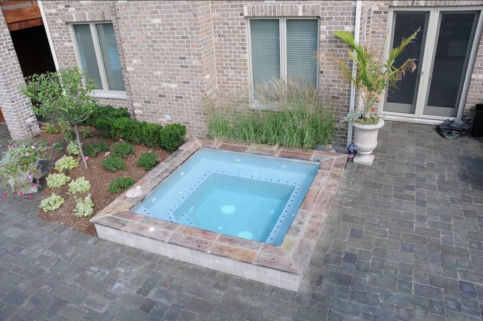 Custom shotcrete spa construction