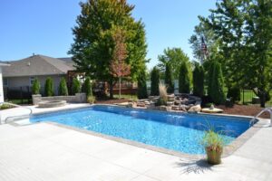 The Vinyl Rectangle pool at Orland Park, IL