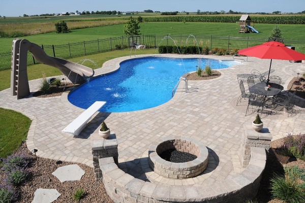 Vinyl lined inground pool builder