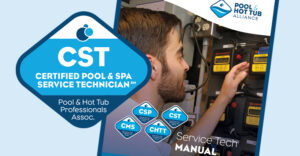 Certified pool and spa service technician